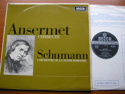 SCHUMANN: SYMPHONY No. 2 / MANFRED OVERTURE      ANSERMET / SUISSE ROMANDE     SXL 6205