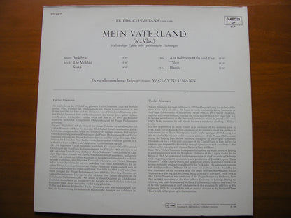 SMETANA: MA VLAST      LEIPZIG GEWANDHAUS ORCHESTRA / NEUMANN     2LP     6.48021