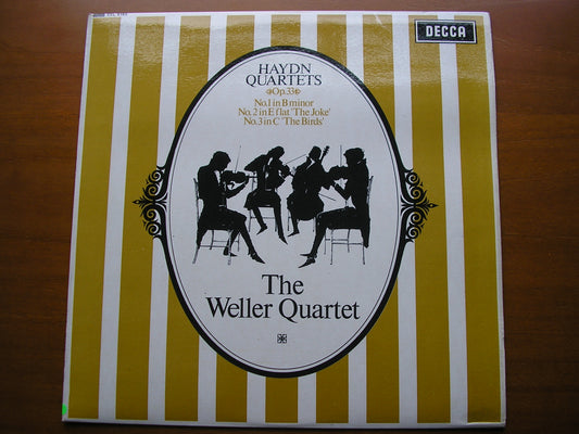 HAYDN: STRING QUARTETS Op. 33  Nos. 1 / 2 / 3        WELLER QUARTET       SXL 6182