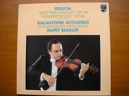 BRUCH: SCOTTISH FANTASY / KONZERTSTUCK      ACCARDO / LEIPZIG GEWANDHAUS / MASUR      9500 423