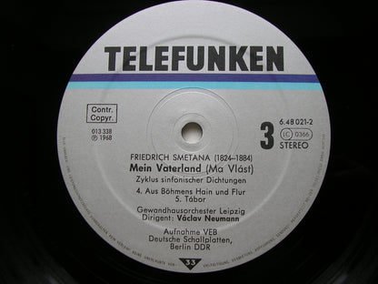 SMETANA: MA VLAST      LEIPZIG GEWANDHAUS ORCHESTRA / NEUMANN     2LP     6.48021