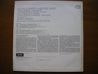 SXL 6409 MOZART: COMPLETE MASONIC MUSIC     KERTESZ / LONDON SYMPHONY    ED3