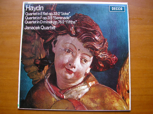 HAYDN: STRING QUARTETS  'Joke' / 'Serenade' / 'Fifths'      JANACEK QUARTET     SXL 6093