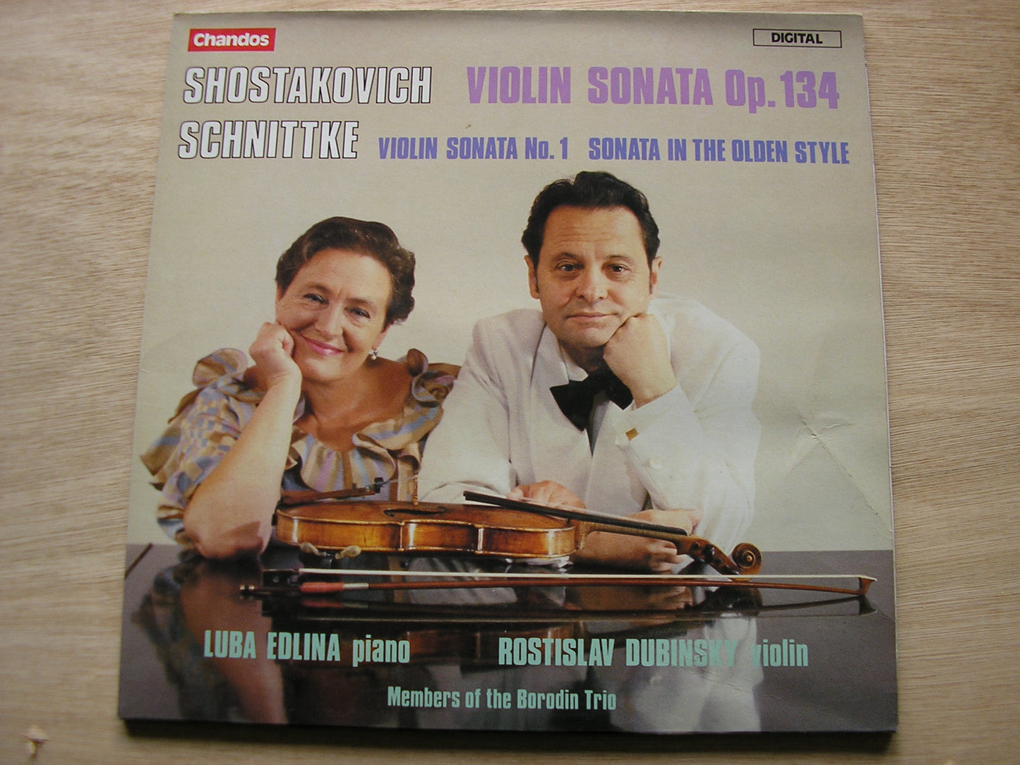 SHOSTAKOVICH: VIOLIN SONATA Op. 134 / SCHNITTKE: VIOLIN SONATA No. 1 / SONATA      EDLINA / DUBINSKY     ABRD 1089