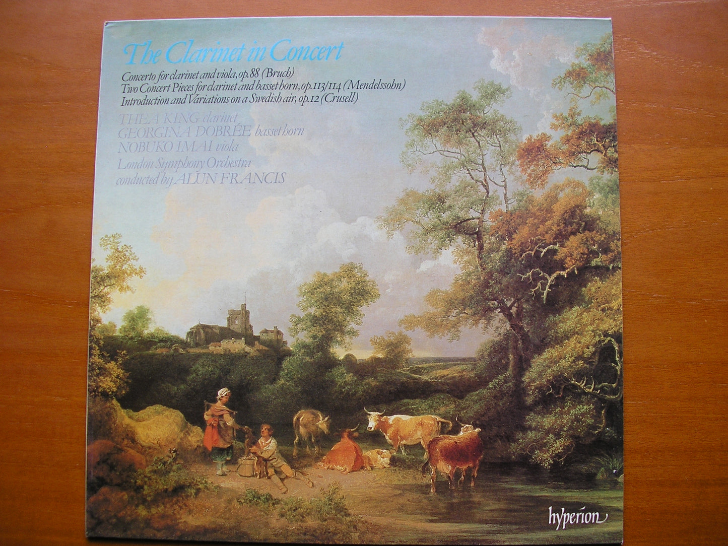 BRUCH: CONCERTO FOR CLARINET & VIOLA  / MENDELSSOHN / CRUSELL:  SOLOISTS / LONDON SYMPHONY / FRANCIS     A66022