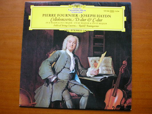 HAYDN: CELLO CONCERTOS in D  &  C       PIERRE FOURNIER / FESTIVAL STRINGS LUCERNE / BAUMGARTNER    139 358