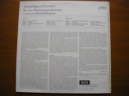 SXL 6422 FRENCH OVERTURES: ADAM / AUBER / LECOCQ / THOMAS / PLANQUETTE / BOIELDIEU / NPO / BONYNGE   ED3