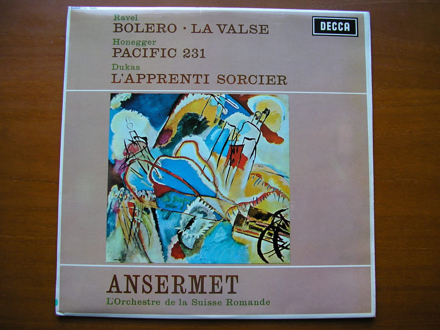 SXL 6065  RAVEL / HONEGGER / DUKAS: ORCHESTRAL WORKS     ANSERMET /SUISSE ROMANDE    ED2