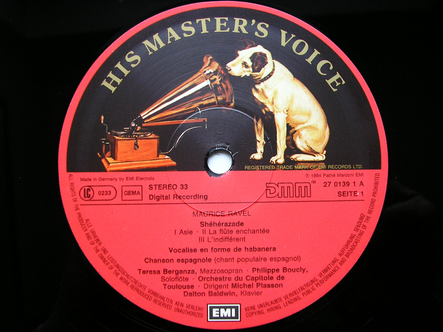 RAVEL: SONGS    BERGANZA / LOTT / MESPLE / NORMAN / BACQUIER / VAN DAM / BALDWIN / TOULOUSE ORCHESTRA / PLASSON     3LP    27 0139