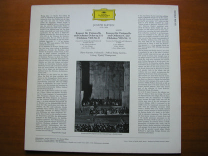 HAYDN: CELLO CONCERTOS in D  &  C       PIERRE FOURNIER / FESTIVAL STRINGS LUCERNE / BAUMGARTNER    139 358