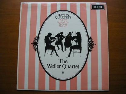 HAYDN: STRING QUARTETS Op. 33  Nos. 4 / 5 / 6      WELLER QUARTET      SXL 6183
