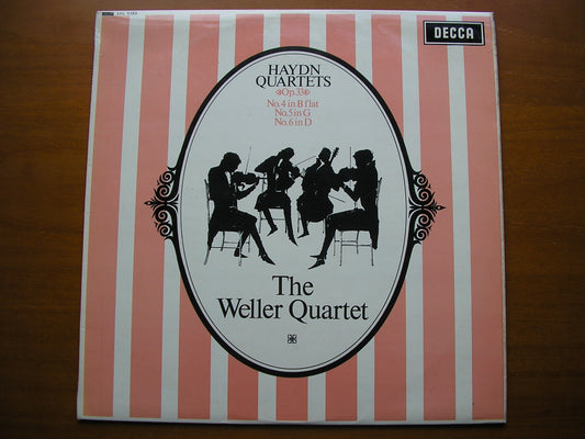 HAYDN: STRING QUARTETS Op. 33  Nos. 4 / 5 / 6      WELLER QUARTET      SXL 6183
