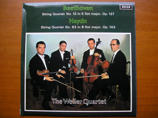 SXL 6423 BEETHOVEN: STRING QUARTET No. 12 / HAYDN: STRING QUARTET No. 83     THE WELLER QUARTET      ED3