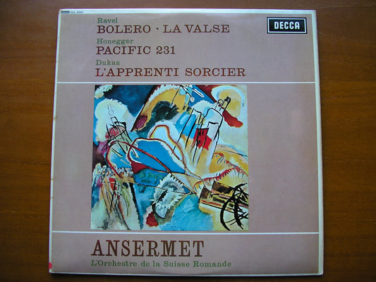 SXL 6065  RAVEL / HONEGGER / DUKAS: ORCHESTRAL WORKS     ANSERMET / SUISSE ROMANDE    ED3