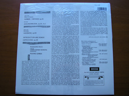 BIZET-SARASATE / SAINT-SAENS / SARASATE: WORKS FOR VIOLLIN & ORCHESTRA     RICC / LONDON SYMPHONY / GAMBA    SXL 2197