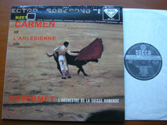 BIZET: CARMEN & L'ARLESIENNE Suites       ANSERMET / SUISSE ROMANDE      SXL 2037