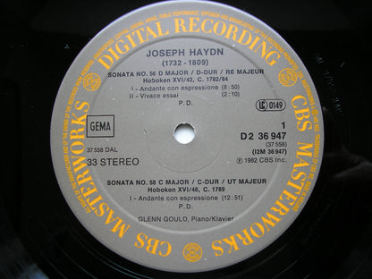 HAYDN: THE LAST SIX PIANO SONATAS     GLENN GOULD    2LP      D2 36947