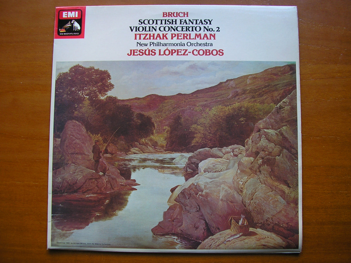 BRUCH: SCOTTISH FANTASY / VIOLIN CONCERTO No. 2       PERLMAN / NEW PHILHARMONIA / LOPEZ-COBOS      ASD 3310
