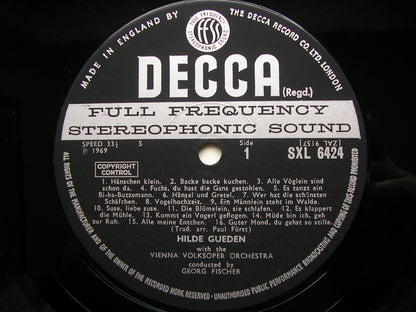 SXL 6424 CHILDREN'S SONGS FROM MANY LANDS    HILDE GUEDEN / VIENNA VOLKSOPER ORCHESTRA / FISCHER     ED3