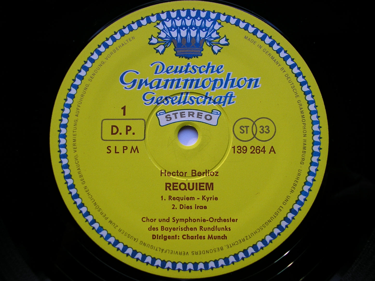 BERLIOZ: REQUIEM     SCHREIER / BAVARIAN RADIO ORCHESTRA / MUNCH      2LP     139 264/5