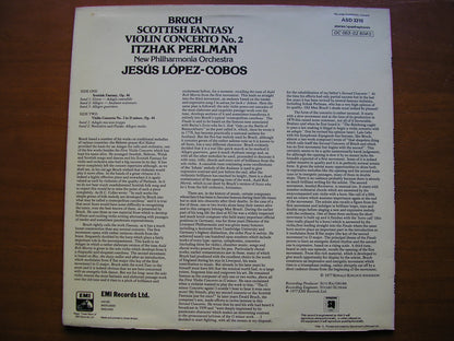 BRUCH: SCOTTISH FANTASY / VIOLIN CONCERTO No. 2       PERLMAN / NEW PHILHARMONIA / LOPEZ-COBOS      ASD 3310