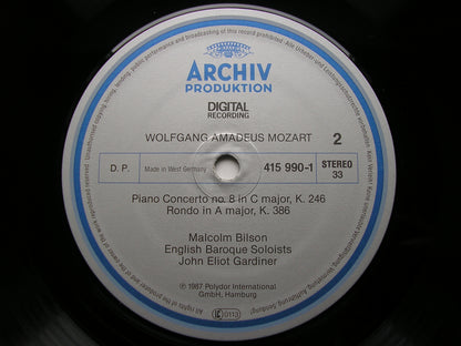 MOZART: THE PIANO CONCERTOS     MALCOLM BILSON / ENGLISH BAROQUE SOLOISTS / GARDINER     DG ARCHIV    8 LP + 2 CD