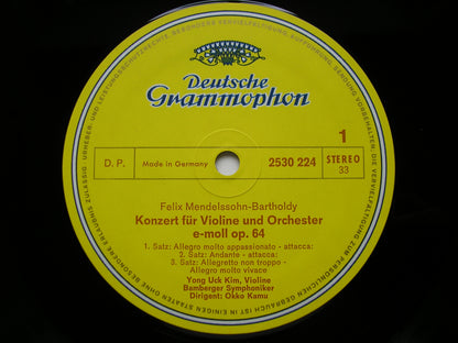MENDELSSOHN & BRUCH: VIOLIN CONCERTOS      YONG UCK KIM / BAMBERG SYMPHONY / KAMU     2530 224
