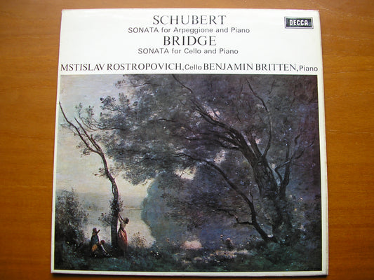 SXL 6426 SCHUBERT: ARPEGGIONE SONATA D821 / BRIDGE: SONATA FOR CELLO & PIANO     ED3