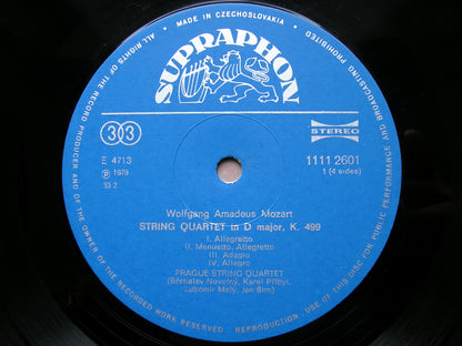 MOZART: STRING QUARTETS Nos.20 - 23      PRAGUE STRING QUARTET    2LP     1111 2601/2