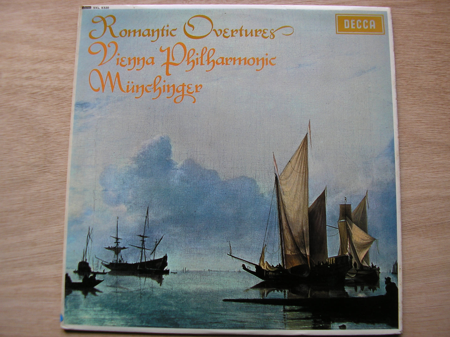 ROMANTIC OVERTURES: MENDELSSOHN / WEBER / CHERUBINI / SCHUBERT / SCHUMANN     VIENNA PHILHARMONIC / MUNCHINGER     SXL 6320