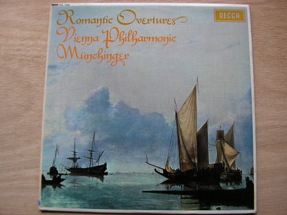 ROMANTIC OVERTURES: MENDELSSOHN / WEBER / CHERUBINI / SCHUBERT / SCHUMANN     VIENNA PHILHARMONIC / MUNCHINGER     SXL 6320