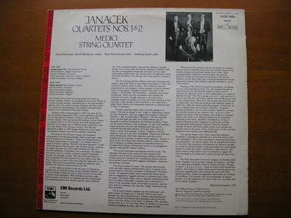 JANACEK: STRING QUARTETS Nos. 1 & 2     MEDICI STRING QUARTET    HQS 1433