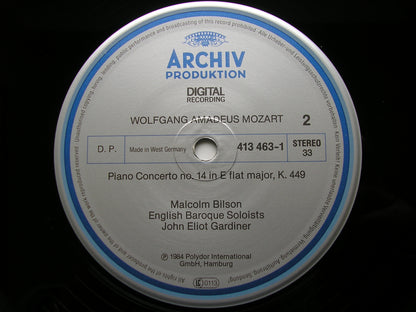 MOZART: THE PIANO CONCERTOS     MALCOLM BILSON / ENGLISH BAROQUE SOLOISTS / GARDINER     DG ARCHIV    8 LP + 2 CD