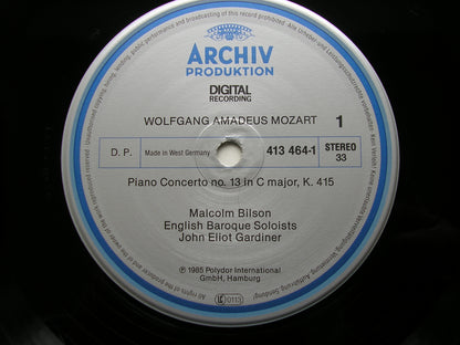 MOZART: THE PIANO CONCERTOS      MALCOLM BILSON / THE ENGLISH BAROQUE SOLOISTS /  JOHN ELIOT GARDINER     8LP + 2CD
