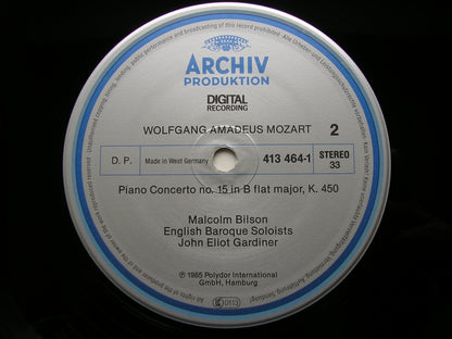 MOZART: THE PIANO CONCERTOS      MALCOLM BILSON / THE ENGLISH BAROQUE SOLOISTS /  JOHN ELIOT GARDINER     8LP + 2CD
