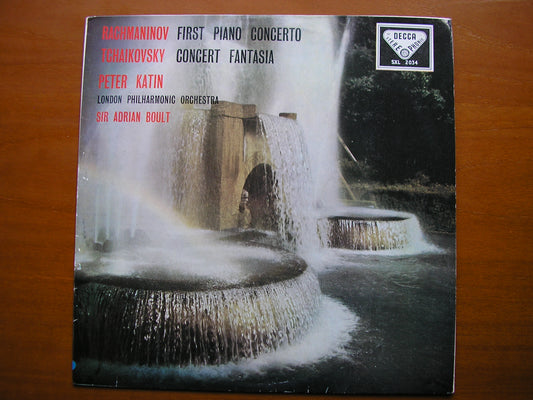 RACHMANINOV: PIANO CONCERTO No. 1 / TCHAIKOVSKY: CONCERT FANTASIA      KATIN / LPO / BOULT       SXL 2034