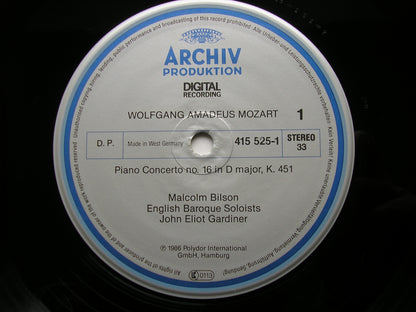 MOZART: THE PIANO CONCERTOS     MALCOLM BILSON / ENGLISH BAROQUE SOLOISTS / GARDINER     DG ARCHIV    8 LP + 2 CD