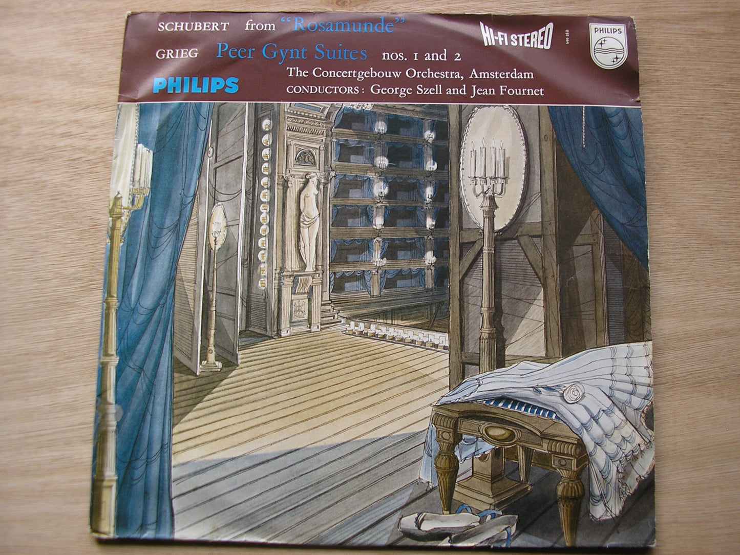 GRIEG: PEER GYNT Suites 1 & 2 / SCHUBERT: ROSAMUNDE     CONCERTGEBOUW / SZELL / FOURNET     835 064 AY