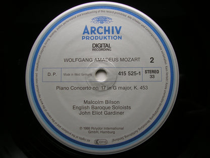 MOZART: THE PIANO CONCERTOS     MALCOLM BILSON / ENGLISH BAROQUE SOLOISTS / GARDINER     DG ARCHIV    8 LP + 2 CD