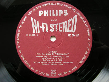 GRIEG: PEER GYNT Suites 1 & 2 / SCHUBERT: ROSAMUNDE     CONCERTGEBOUW / SZELL / FOURNET     835 064 AY