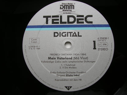 SMETANA: MA VLAST / THE BARTERED BRIDE excerpts       INBAL / FRANKFURT RADIO SYMPHONY     2LP     6.35838 EK