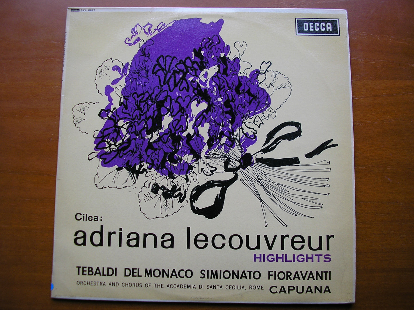 SXL 6017  PUCCINI: MANON LESCAUT    TEBALDI / DEL MONACO / SANTA CECILIA / CAPUANA     ED1