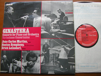 GINASTERA: PIANO CONCERTO / VARIACIONES CONCERTANTES     MARTINS / BOSTON SYMPHONY / LEINSDORF      SB 6784