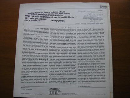 GINASTERA: PIANO CONCERTO / VARIACIONES CONCERTANTES     MARTINS / BOSTON SYMPHONY / LEINSDORF      SB 6784
