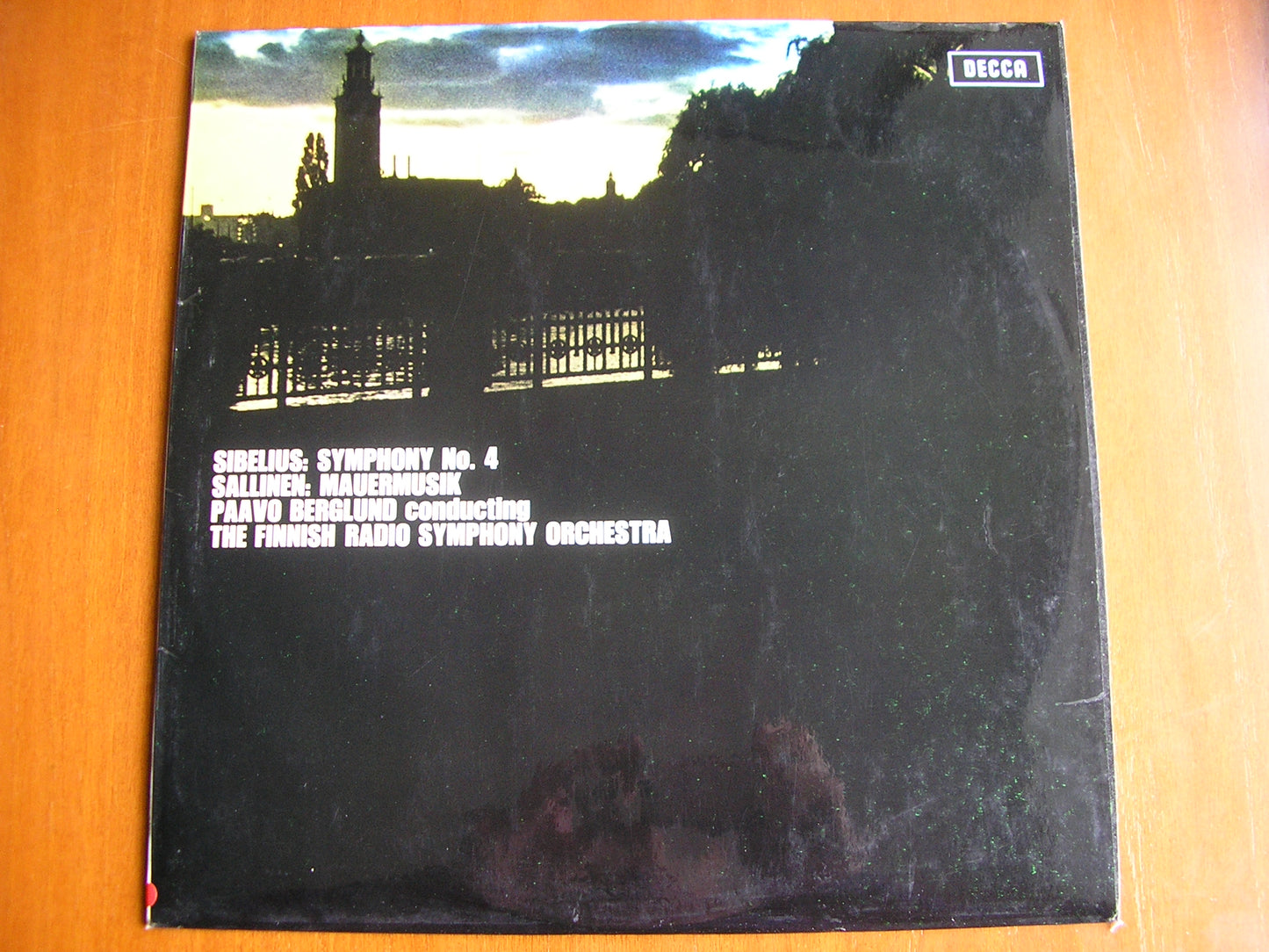 SXL 6431 SIBELIUS: SYMPHONY No. 4 / SALLINEN: MAUERMUSIK      BERGLUND / FINNISH RADIO ORCHESTRA    ED3