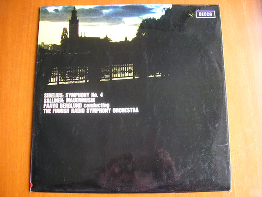 SXL 6431 SIBELIUS: SYMPHONY No. 4 / SALLINEN: MAUERMUSIK      BERGLUND / FINNISH RADIO ORCHESTRA    ED3