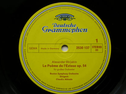 SCRIABIN: POEM OF ECSTASY / TCHAIKOVSKY: ROMEO & JULIET      ABBADO / BOSTON SYMPHONY     2530 137