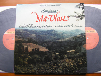 SMETANA: MA VLAST      CZECH PHILHARMONIC / SMETACEK     2 LP      2PAD 201