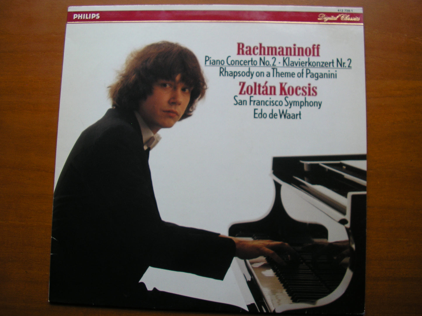 RACHMANINOV: PIANO CONCERTO No. 2 / RHAPSODY     KOCSIS / SAN FRANCISCO SYMPHONY / DE WAART     412  738