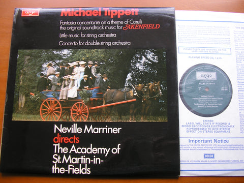 TIPPETT: CORELLI FANTASIA / CONCERTO FOR DOUBLE STRING ORCHESTRA / LITTLE MUSIC       ASMIF / MARRINER     ZRG 680